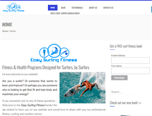 Tablet Screenshot of easysurfingfitness.com